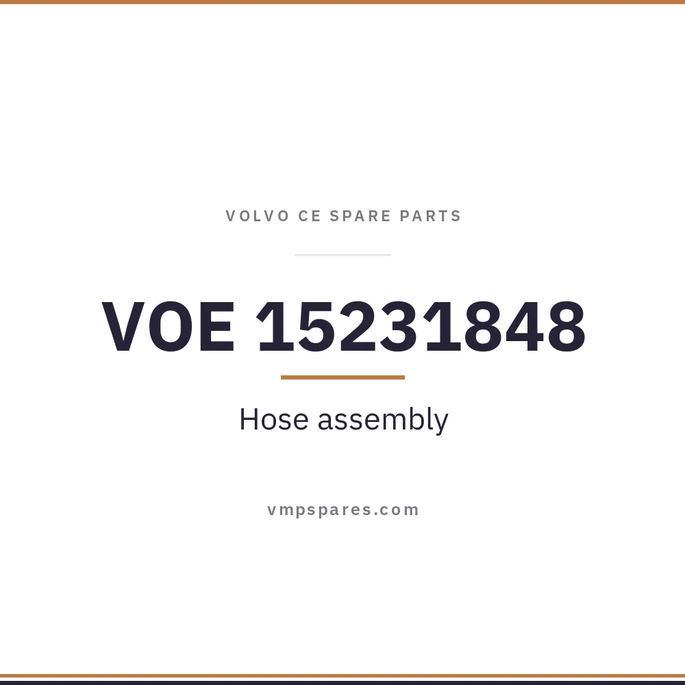 VOE 15231848 – Hose assembly