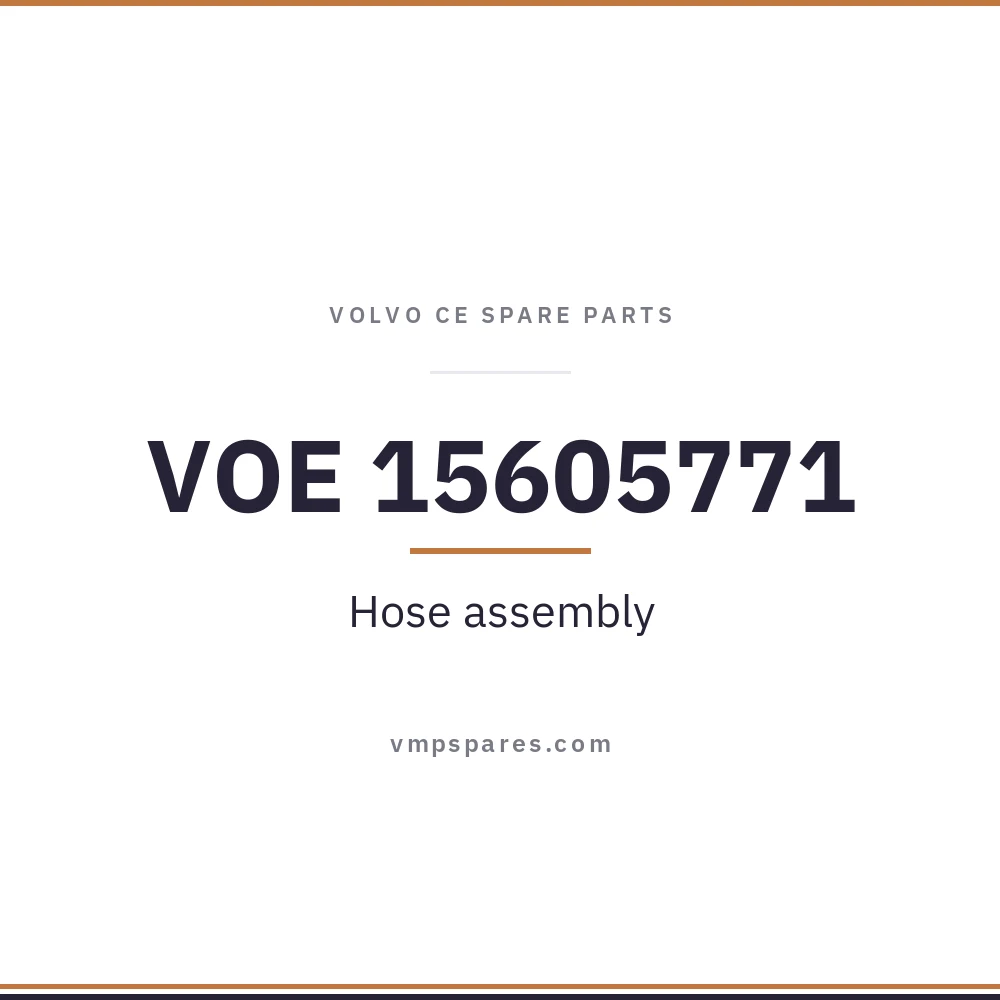 VOE 15605771 – Hose assembly