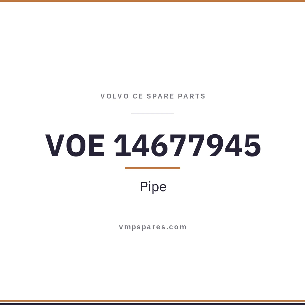 VOE 14677945 – Pipe