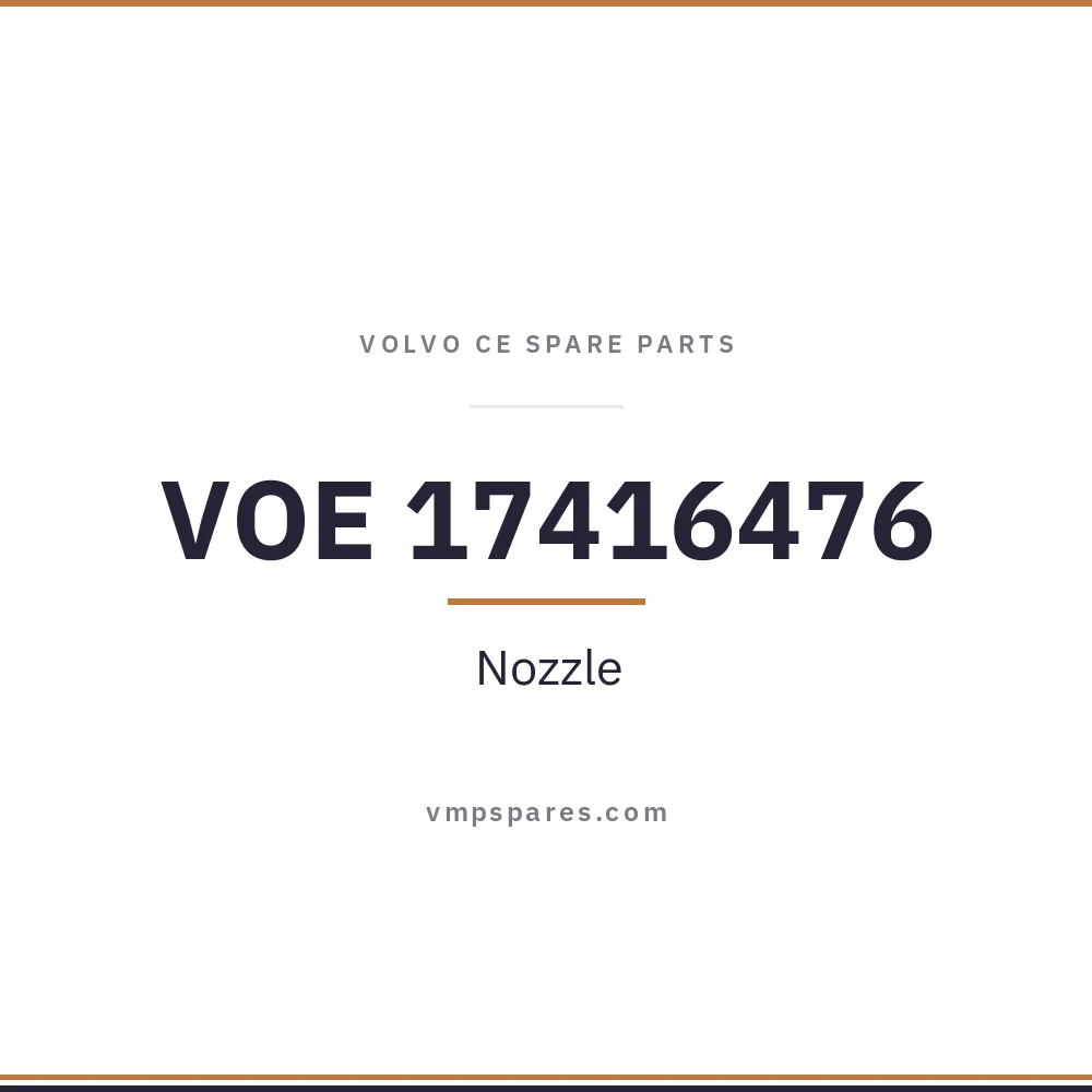VOE 17416476 – Nozzle