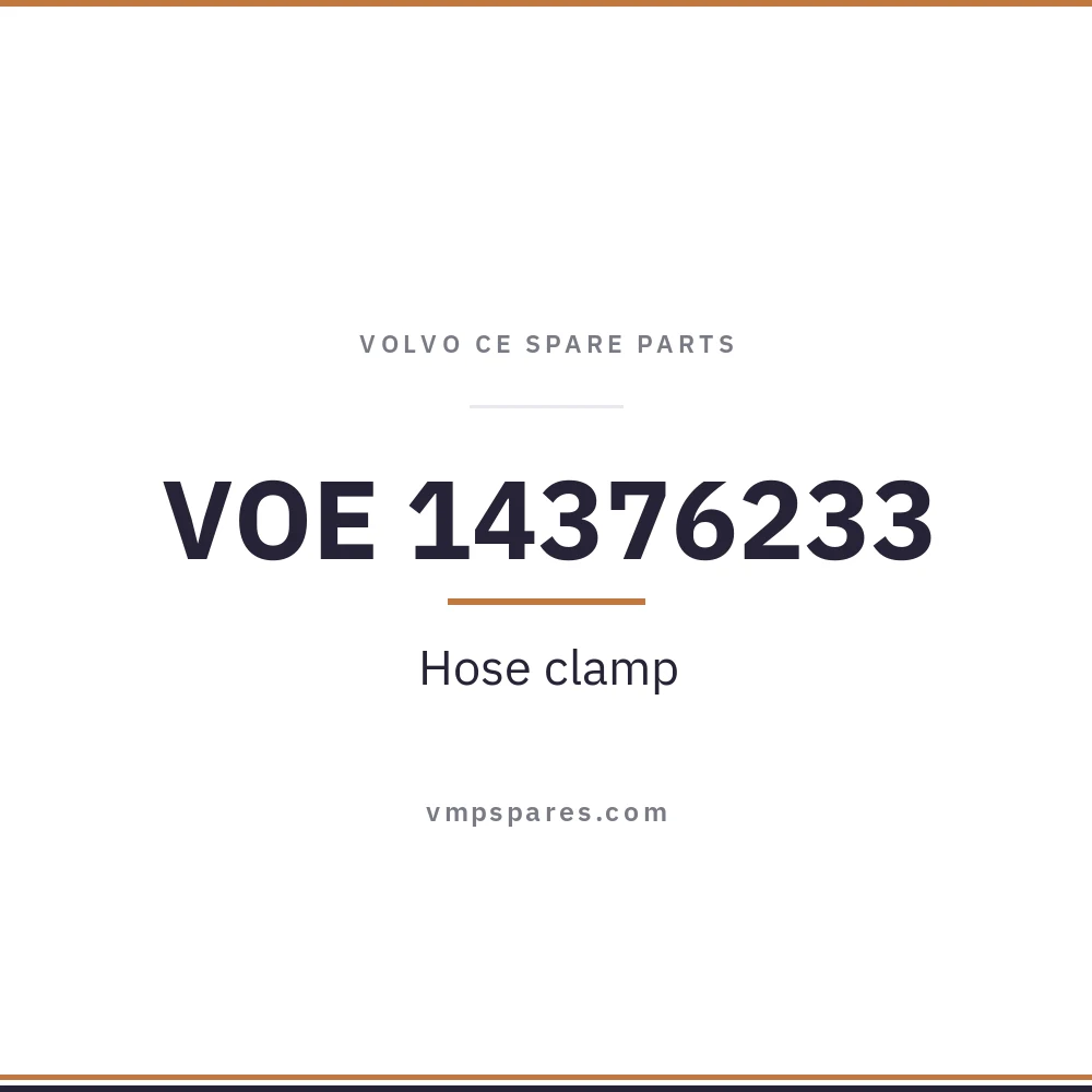 VOE 14376233 – Hose clamp