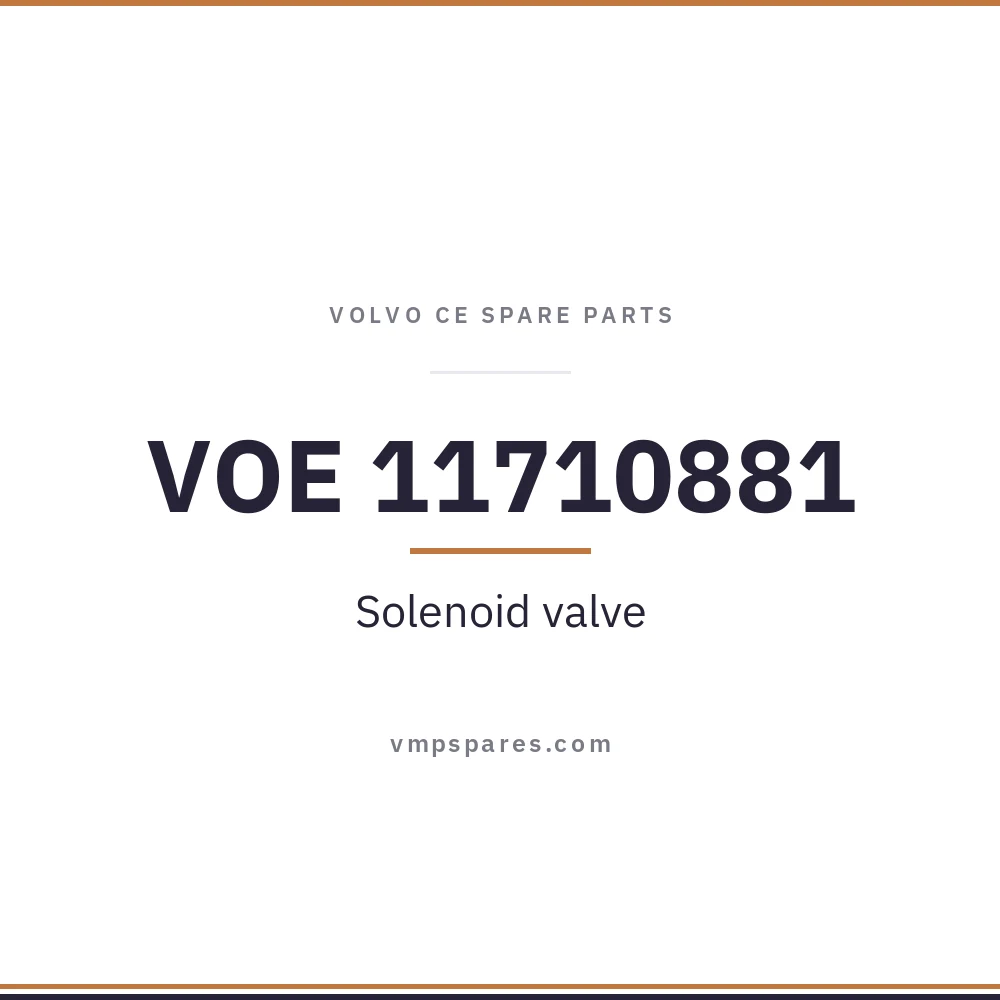 VOE 11710881 – Solenoid valve