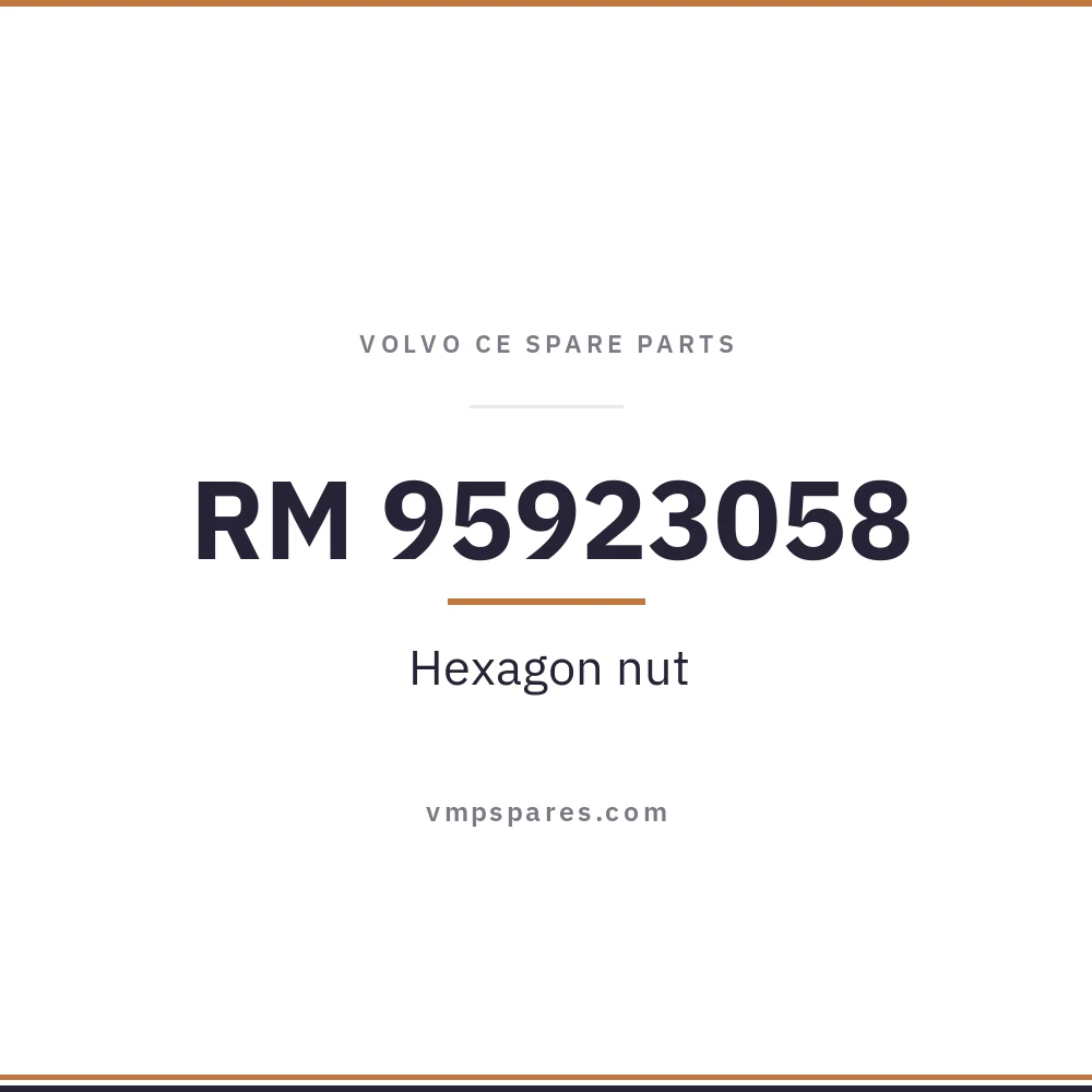 RM 95923058 – Hexagon nut