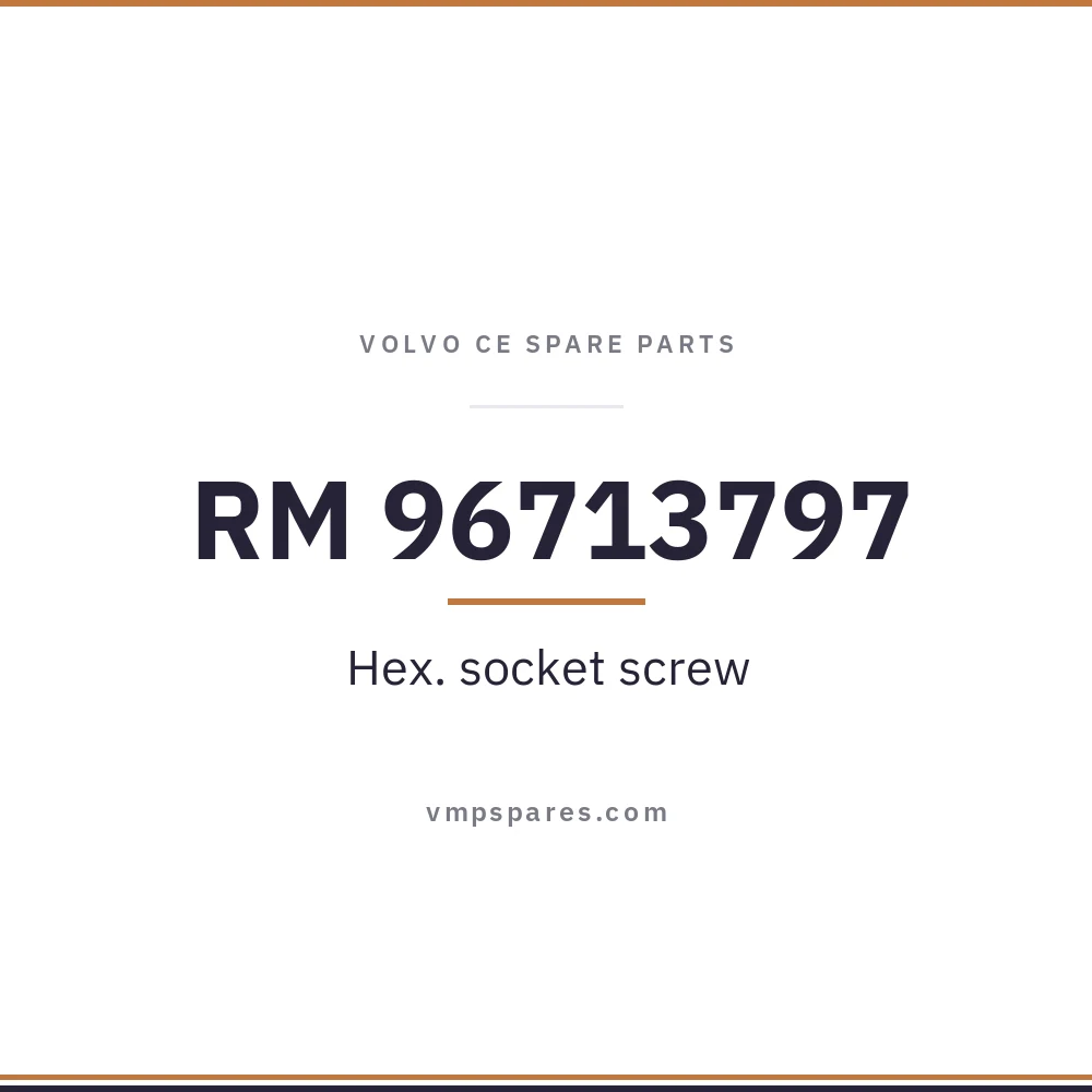 RM 96713797 – Hex. socket screw