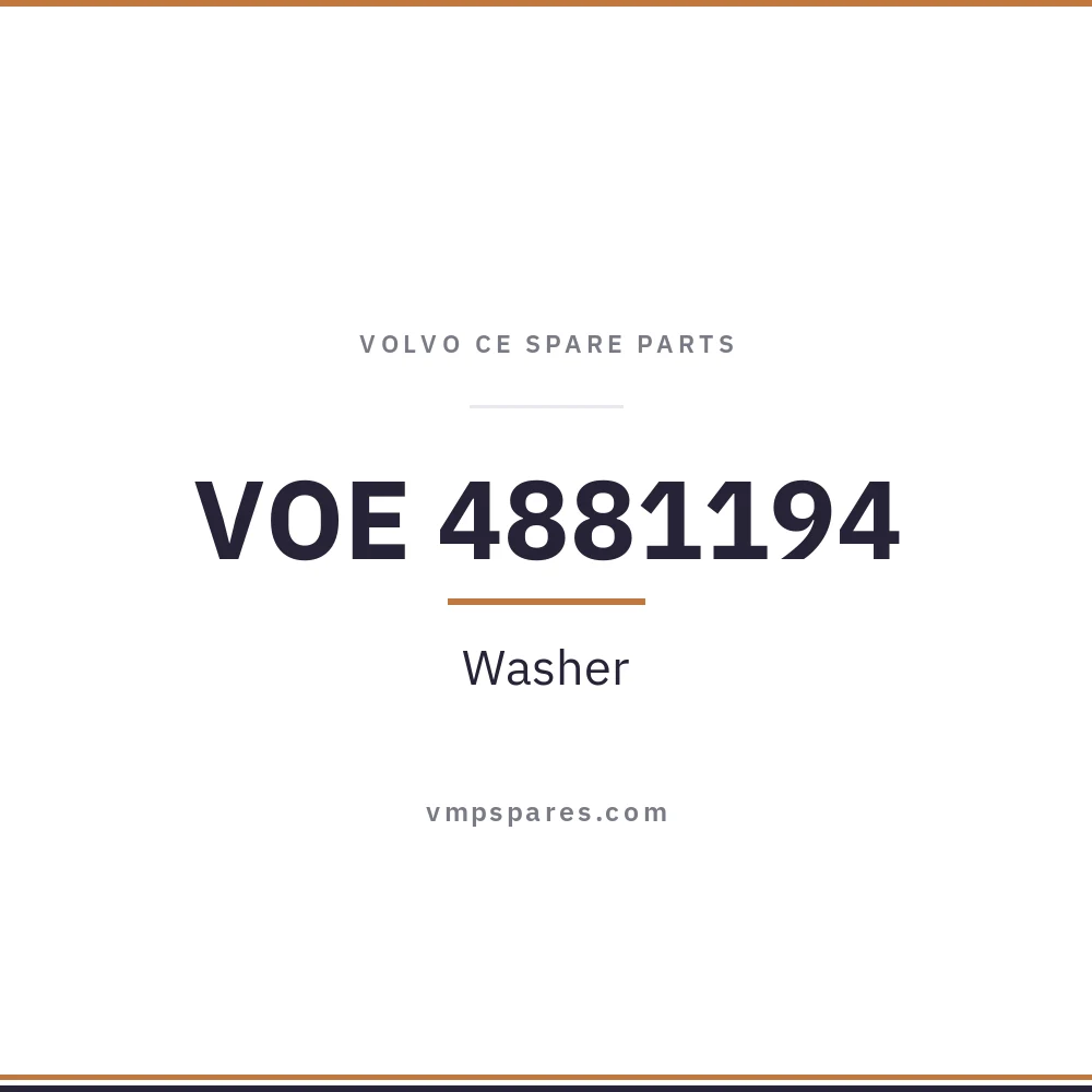 VOE 4881194 – Washer