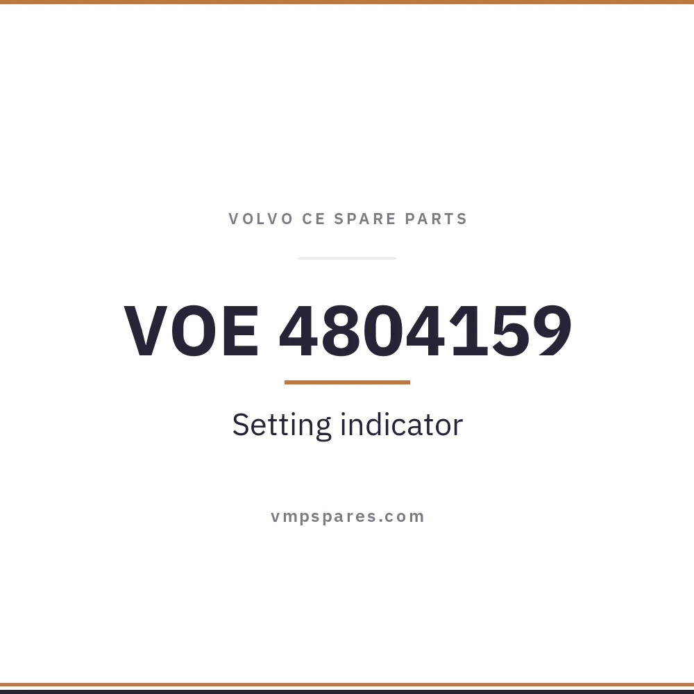 VOE 4804159 – Setting indicator