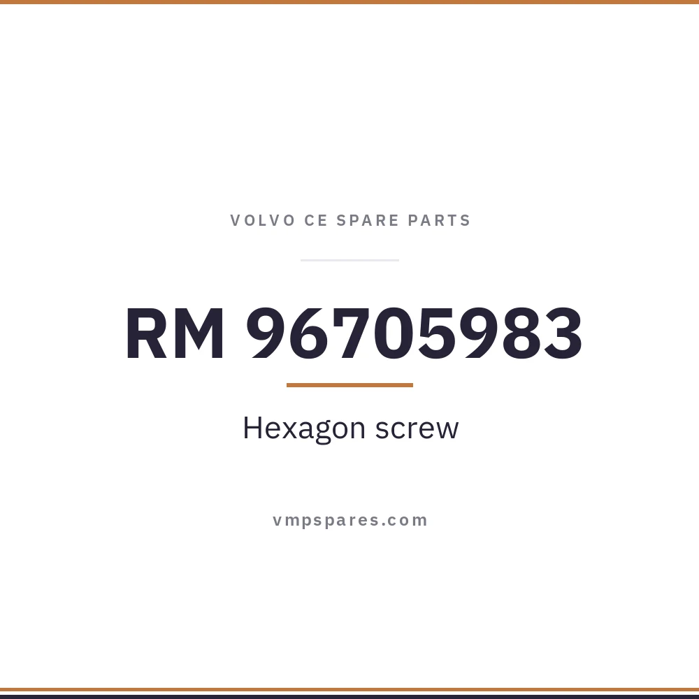 RM 96705983 – Hexagon screw