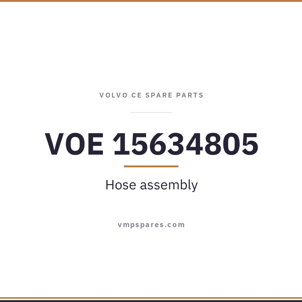 VOE 15634805 – Hose assembly