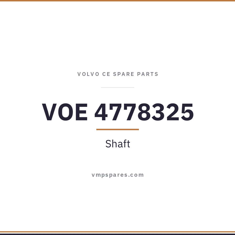 VOE 4778325 – Shaft