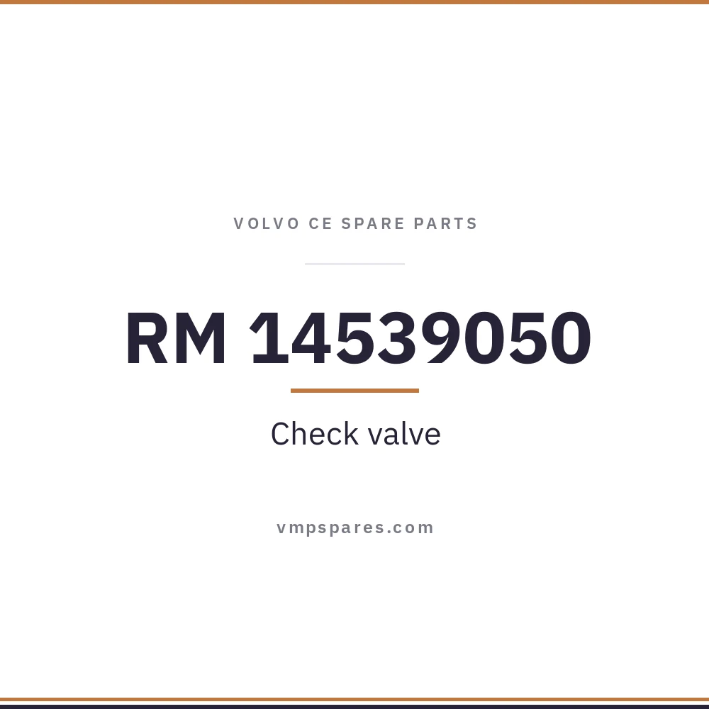 RM 14539050 – Check valve
