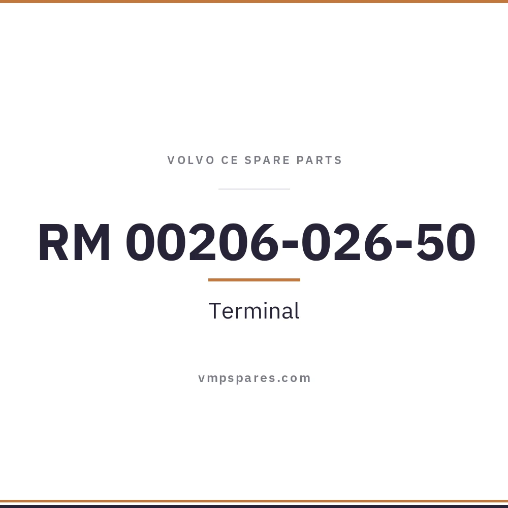 RM 00206-026-50 – Terminal