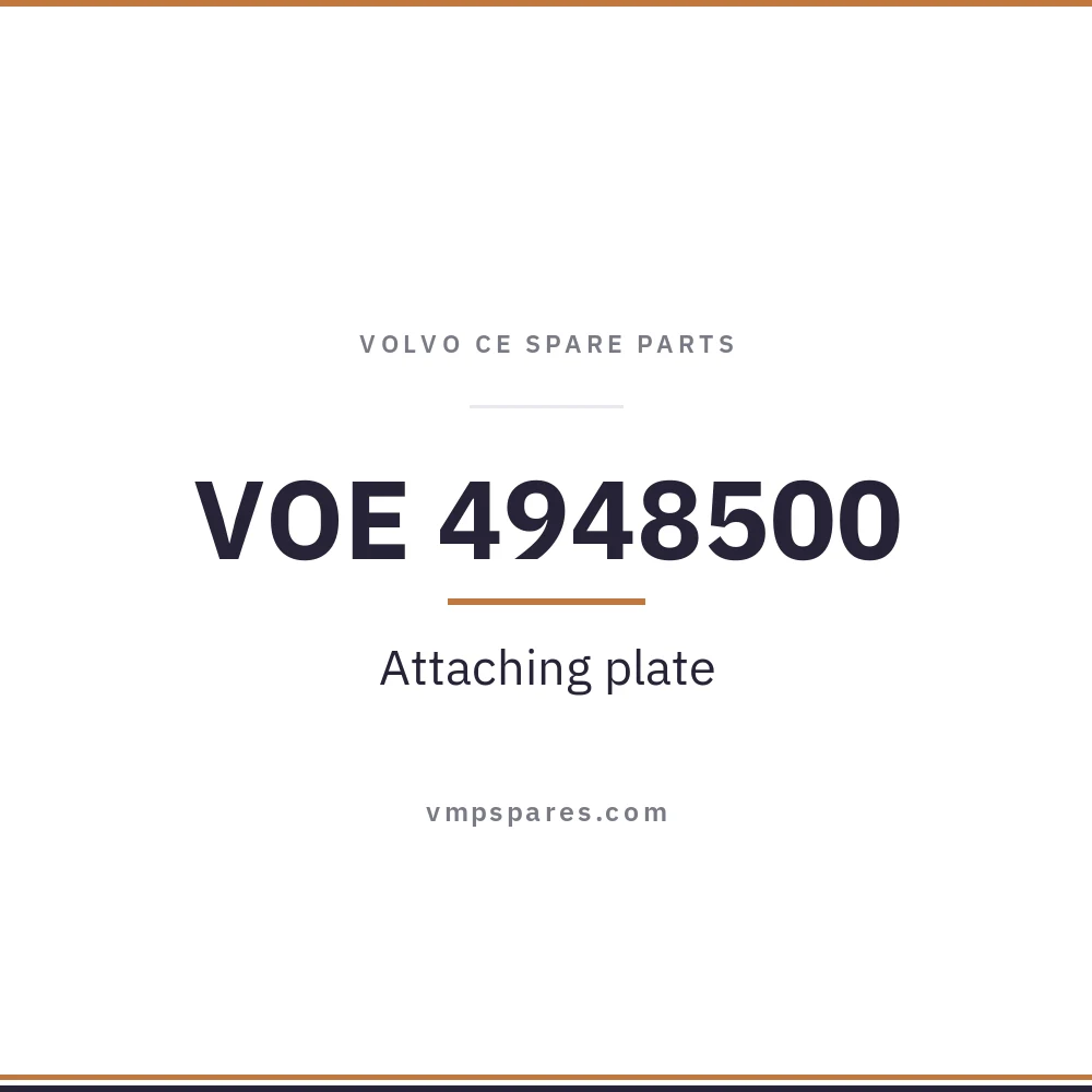 VOE 4948500 – Attaching plate