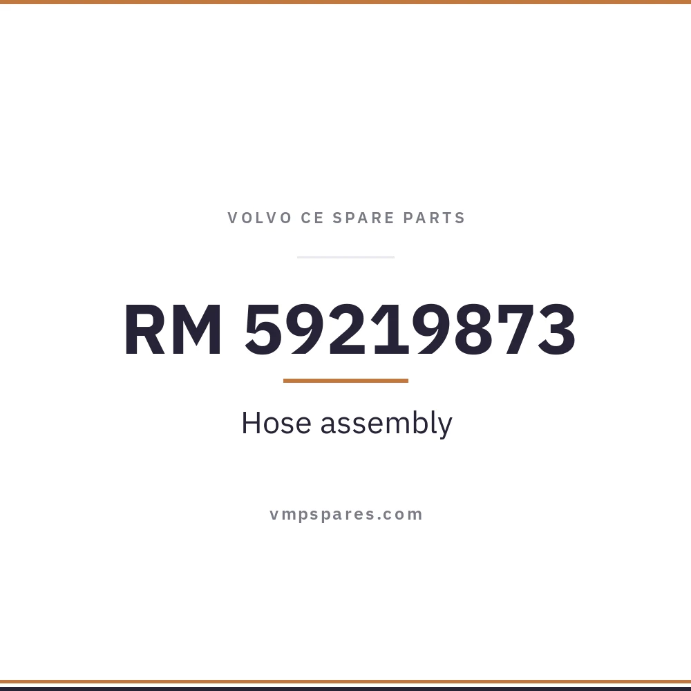 RM 59219873 – Hose assembly
