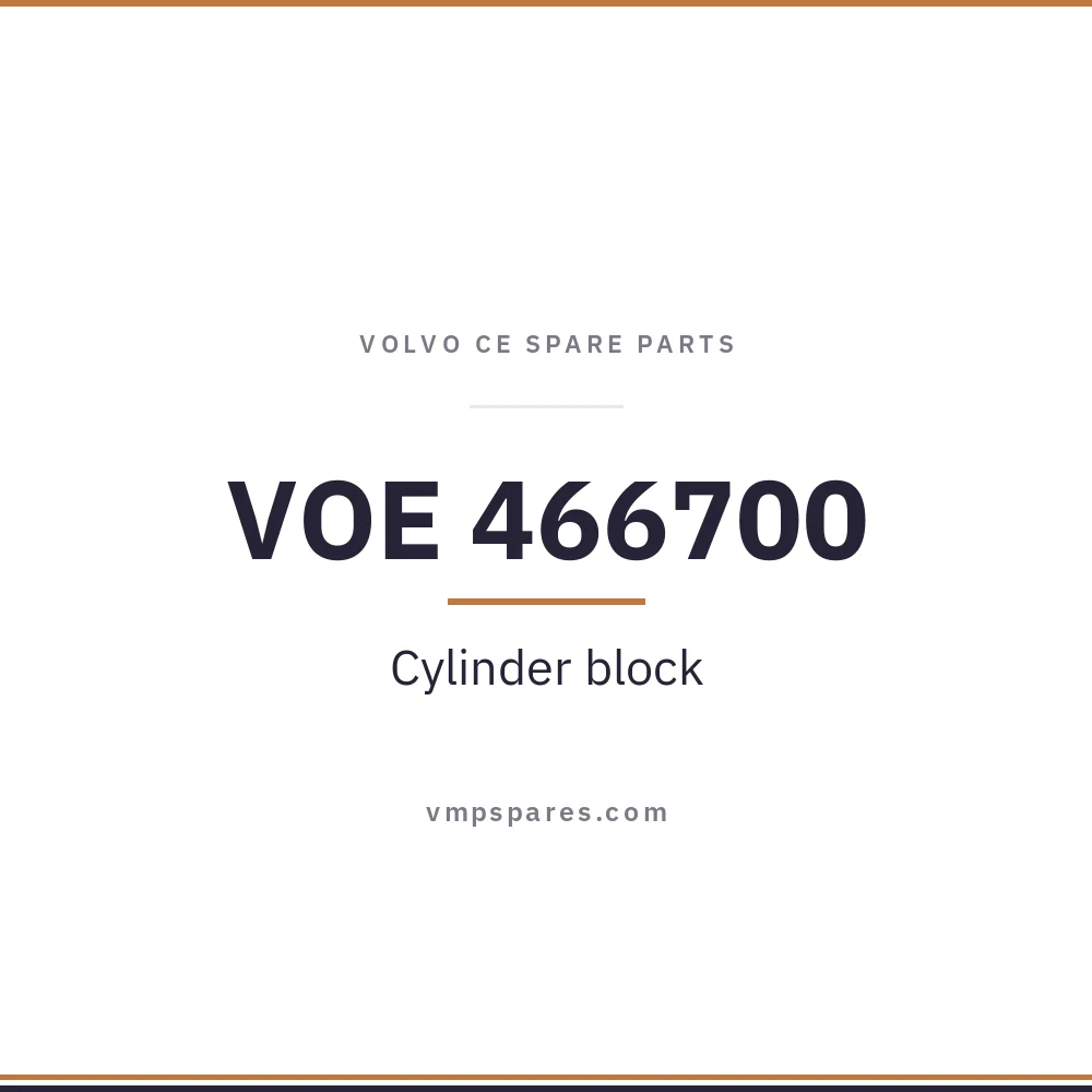 VOE 466700 – Cylinder block