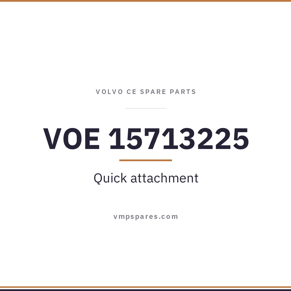 VOE 15713225 – Quick attachment