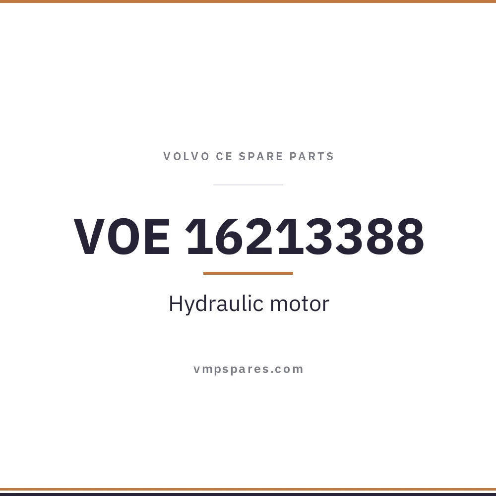 VOE 16213388 – Hydraulic motor
