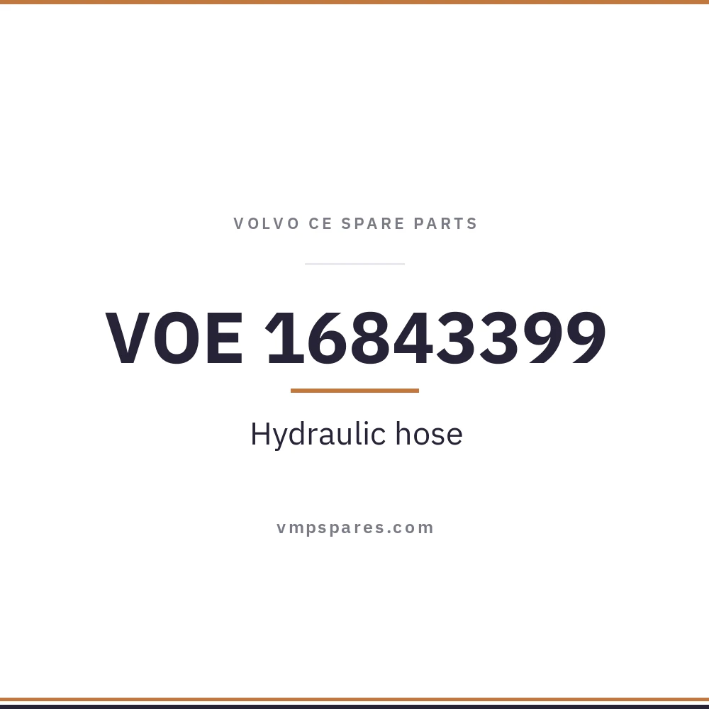 VOE 16843399 – Hydraulic hose