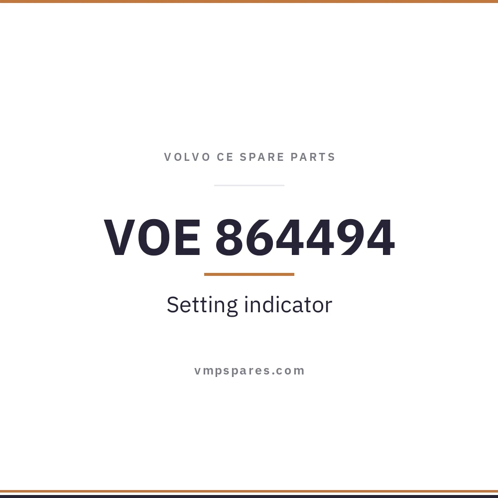 VOE 864494 – Setting indicator