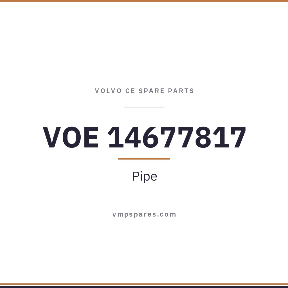 VOE 14677817 – Pipe