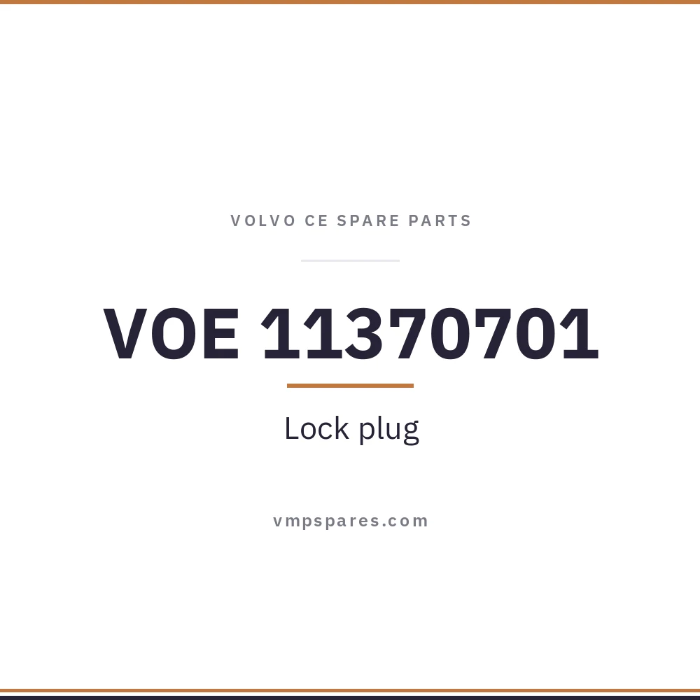 VOE 11370701 – Lock plug