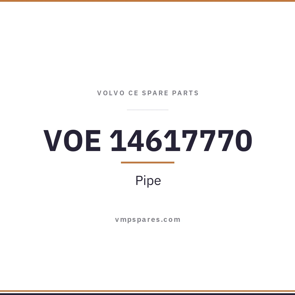 VOE 14617770 – Pipe