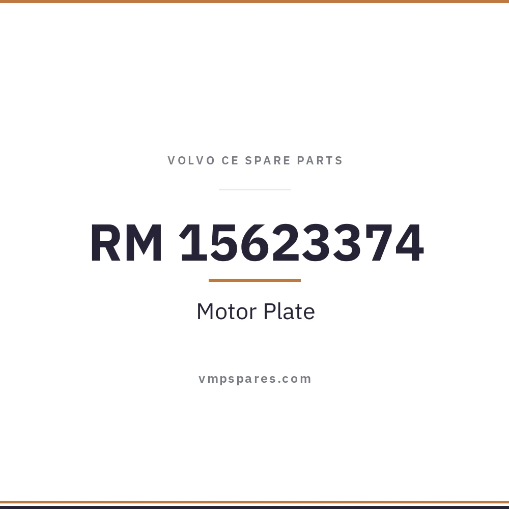 RM 15623374 – Motor Plate