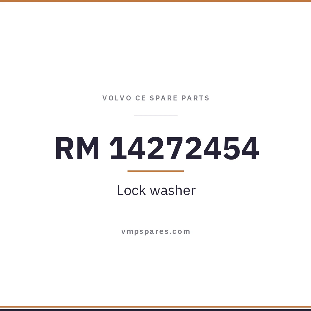 RM 14272454 – Lock washer