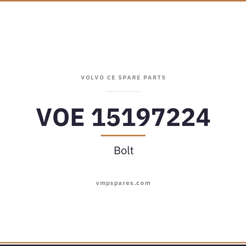 VOE 15197224 – Bolt