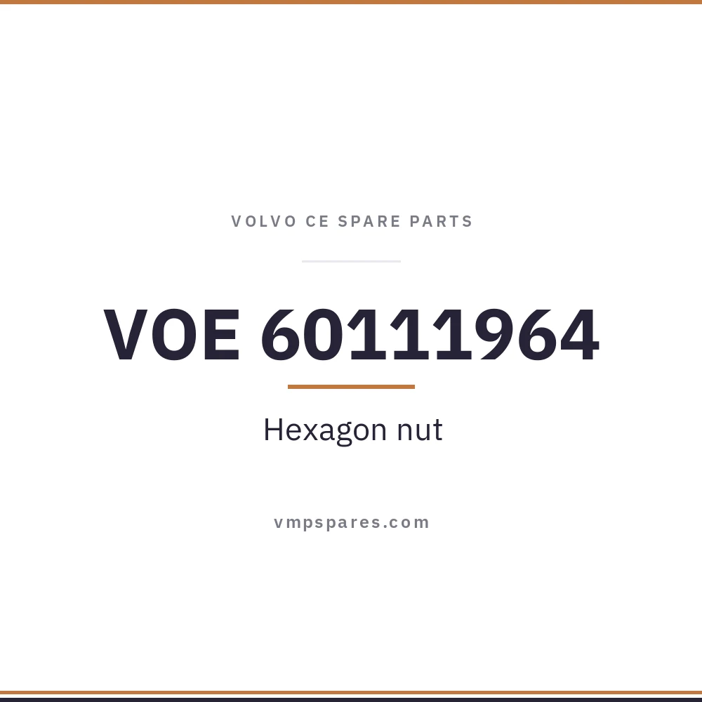 VOE 60111964 – Hexagon nut