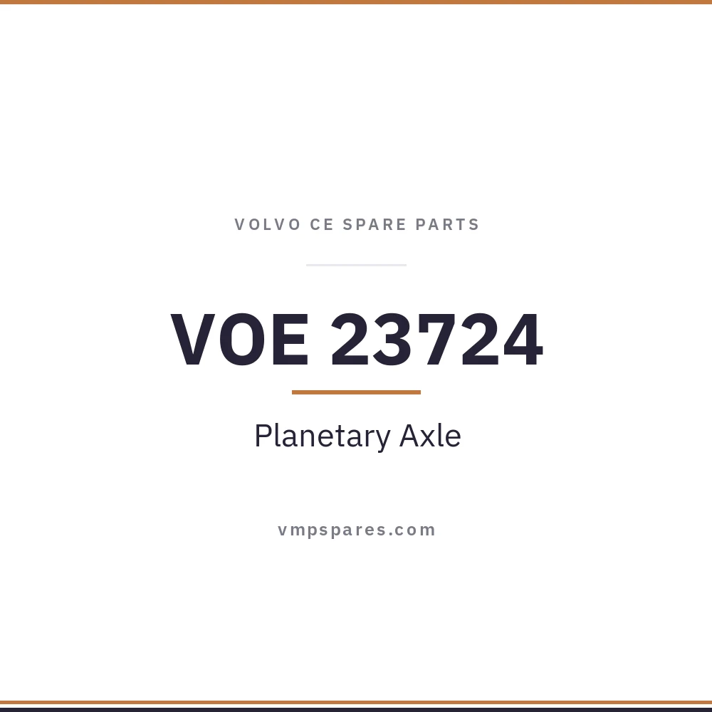 VOE 23724 – Planetary Axle