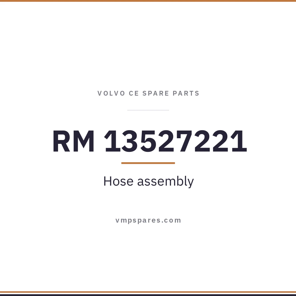 RM 13527221 – Hose assembly