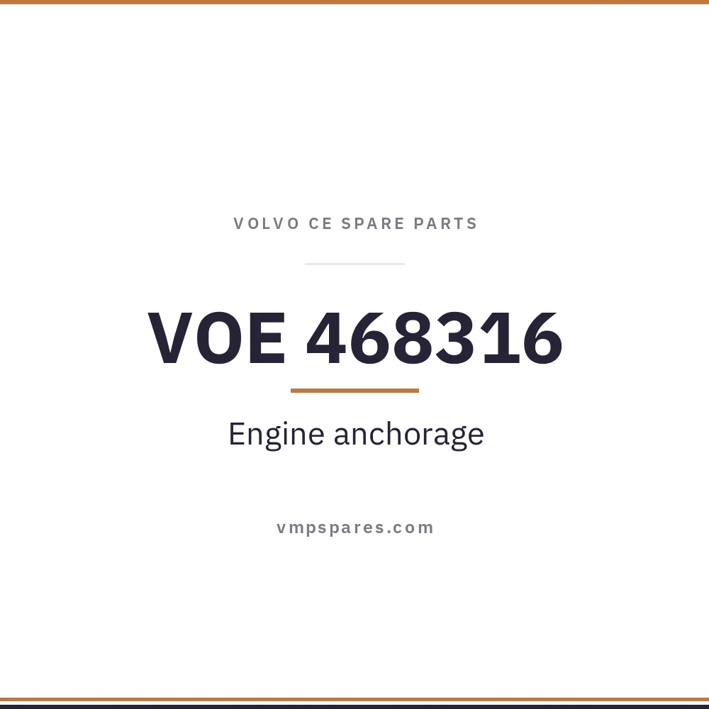 VOE 468316 – Engine anchorage