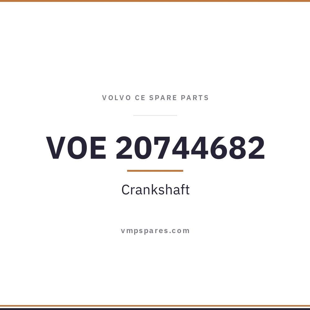 VOE 20744682 – Crankshaft