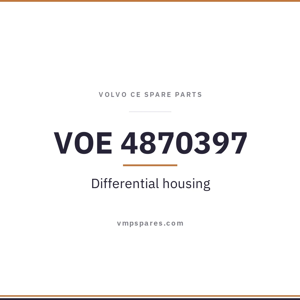 VOE 4870397 – Differential housing