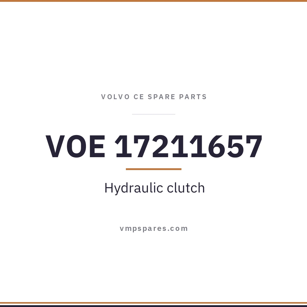 VOE 17211657 – Hydraulic clutch