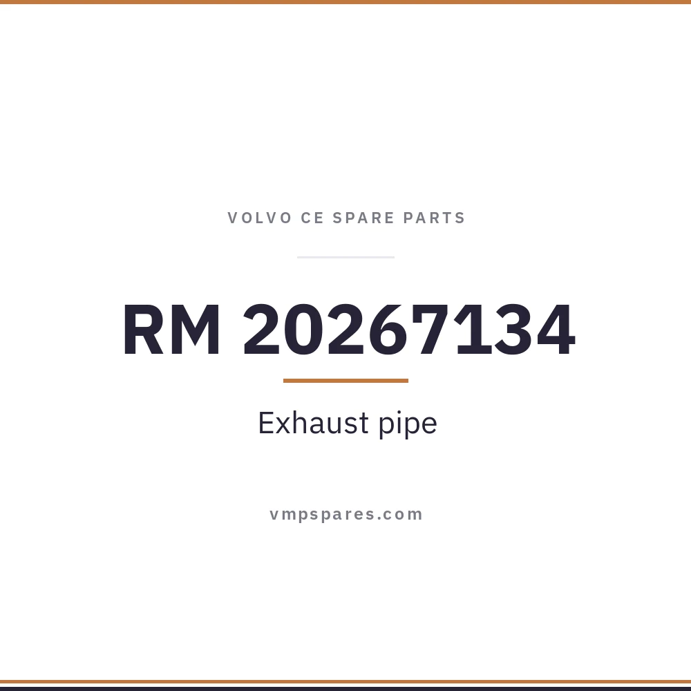 RM 20267134 – Exhaust pipe