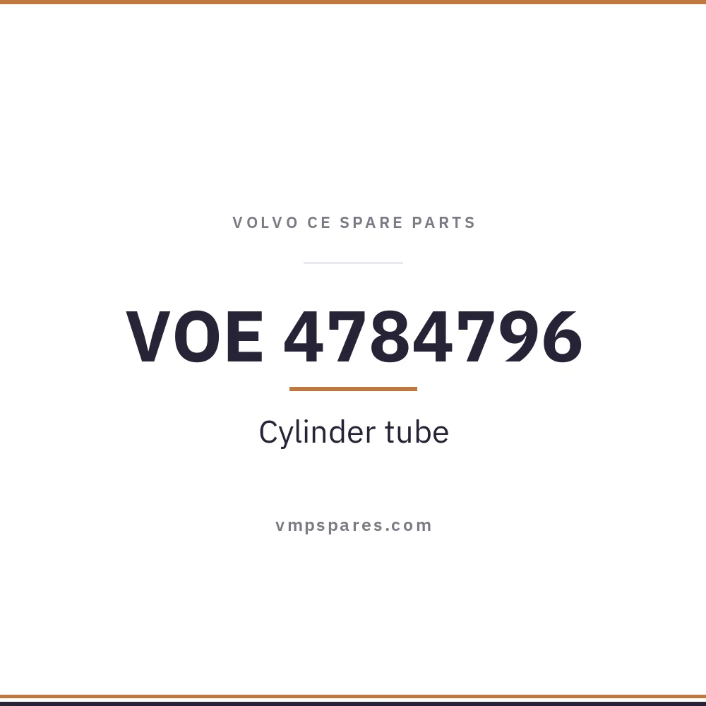 VOE 4784796 – Cylinder tube