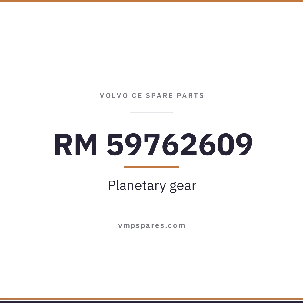 RM 59762609 – Planetary gear