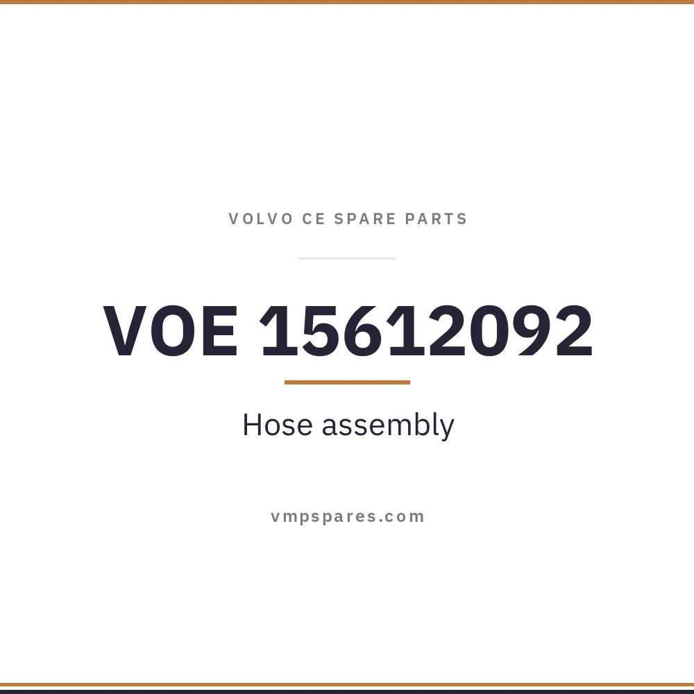 VOE 15612092 – Hose assembly