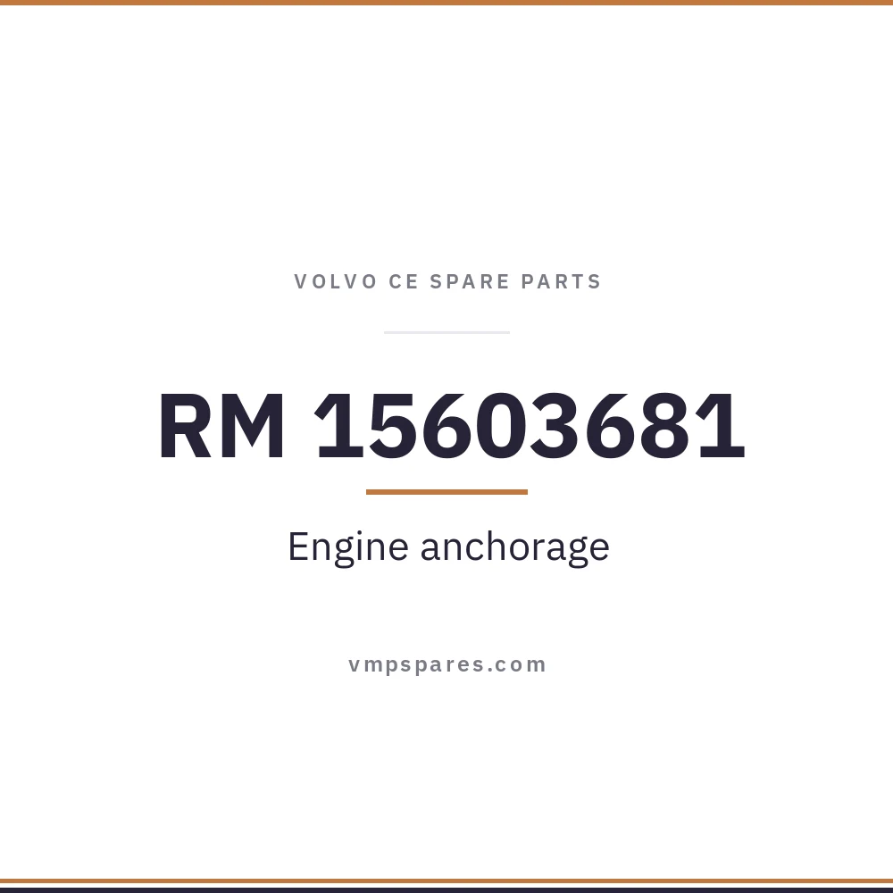 RM 15603681 – Engine anchorage