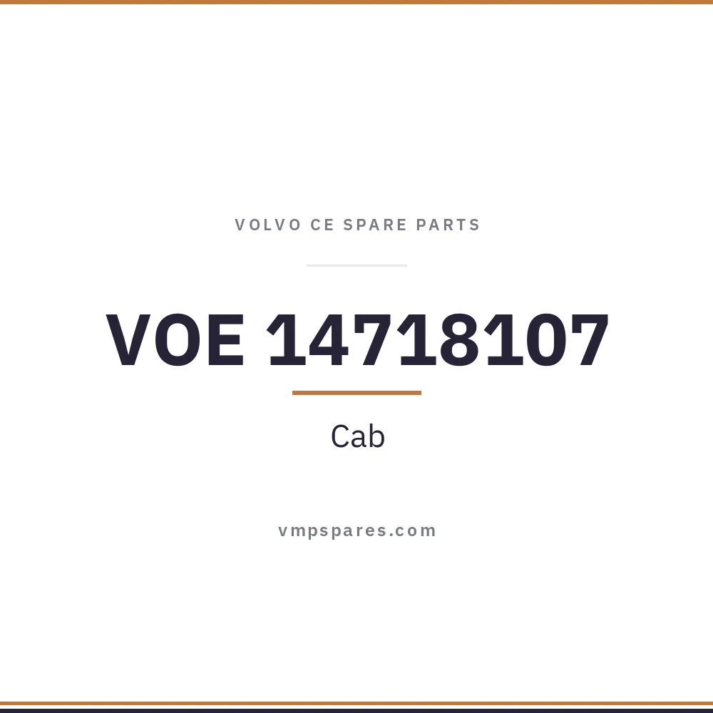 VOE 14718107 – Cab