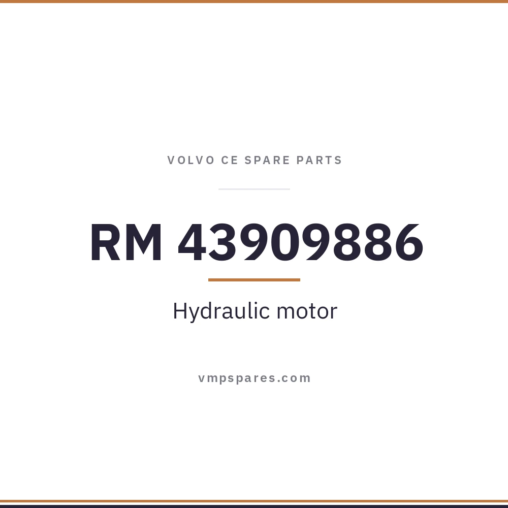 RM 43909886 – Hydraulic motor