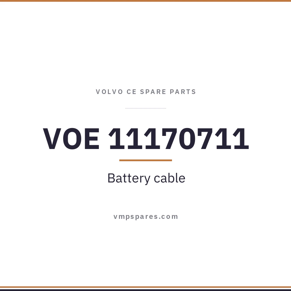 VOE 11170711 – Battery cable