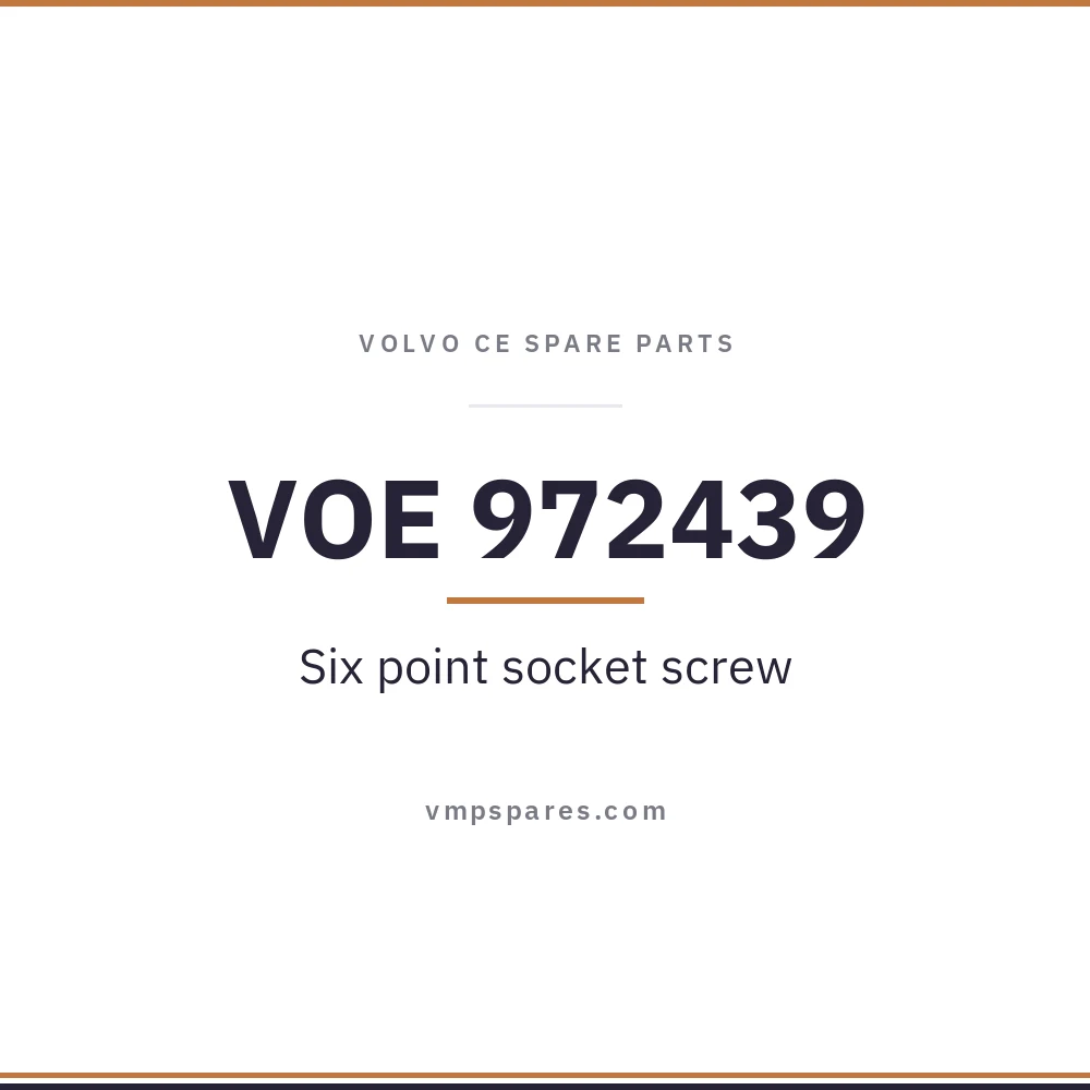 VOE 972439 – Six point socket screw
