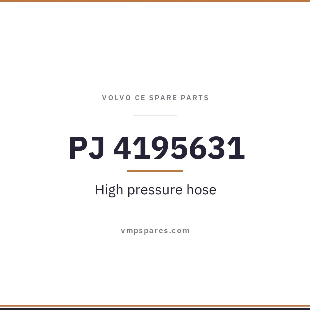 PJ 4195631 – High pressure hose