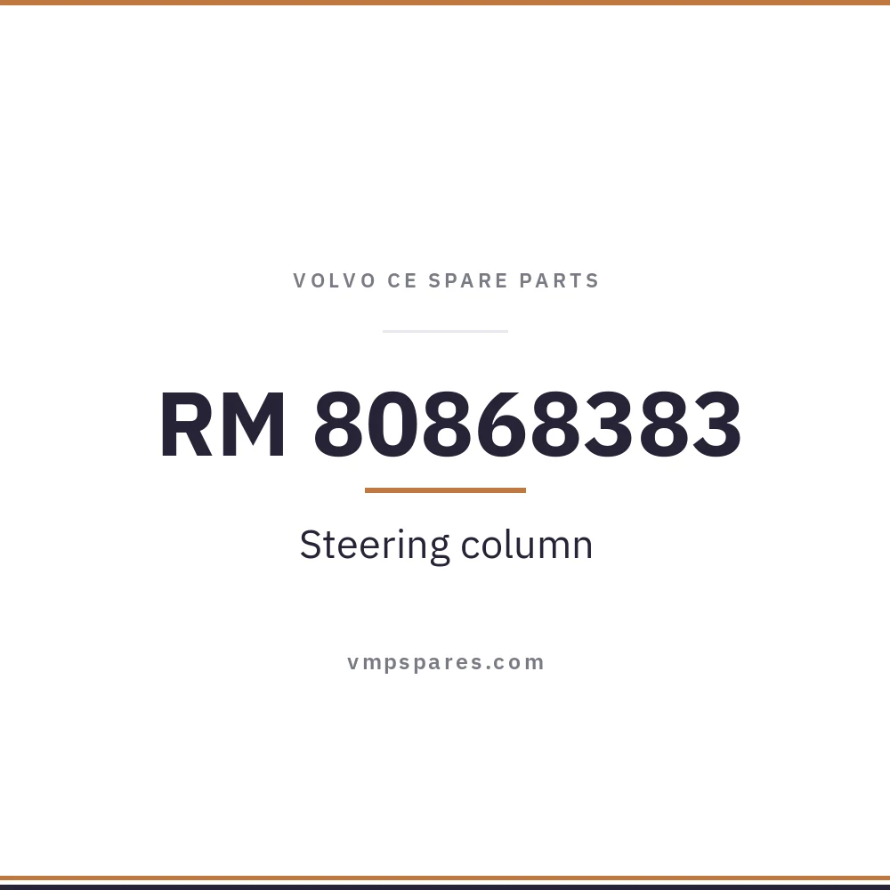 RM 80868383 – Steering column