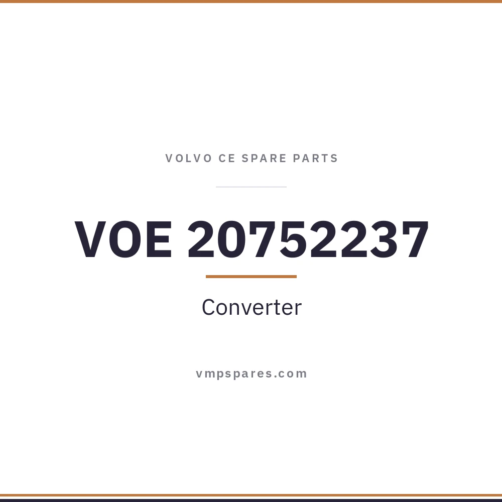 VOE 20752237 – Converter