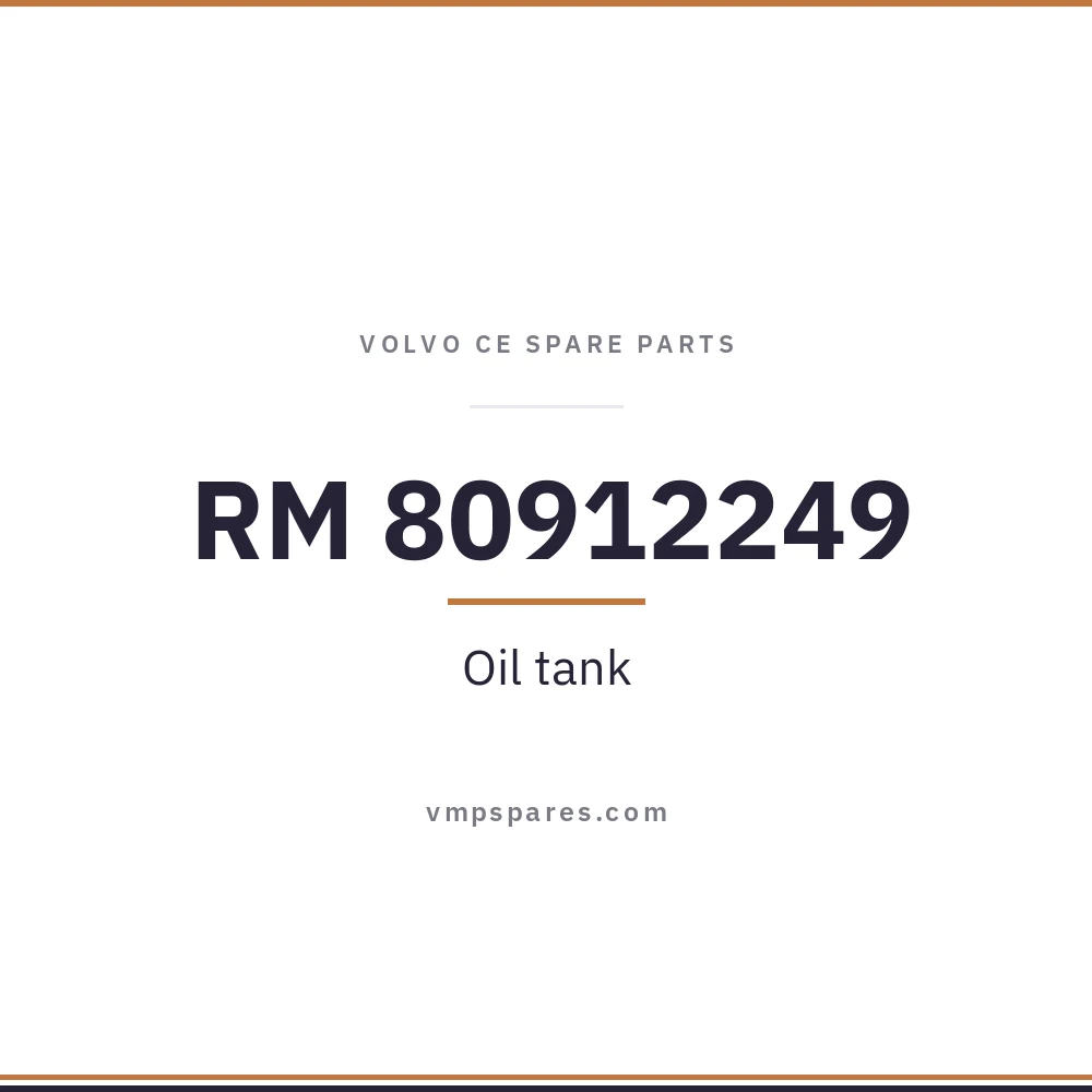 RM 80912249 – Oil tank