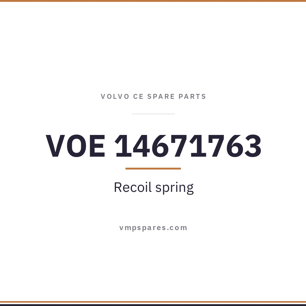 VOE 14671763 – Recoil spring