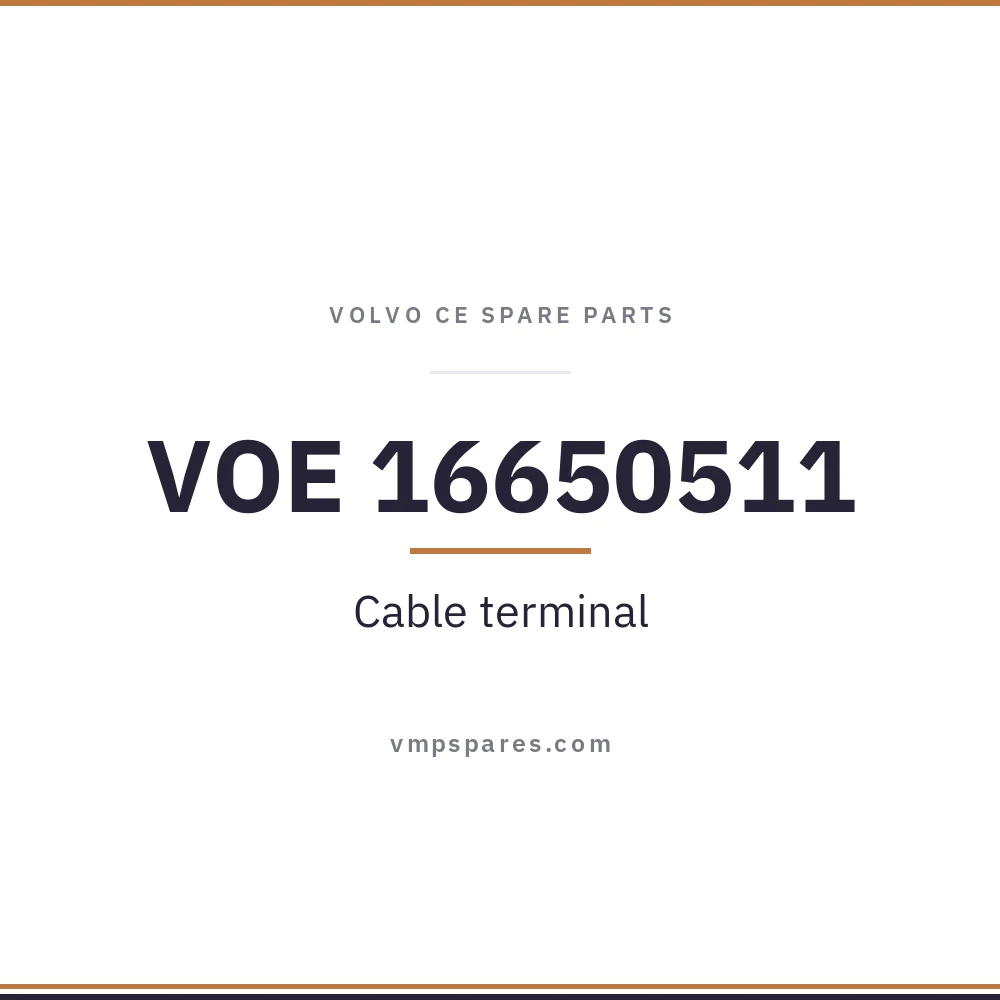 VOE 16650511 – Cable terminal